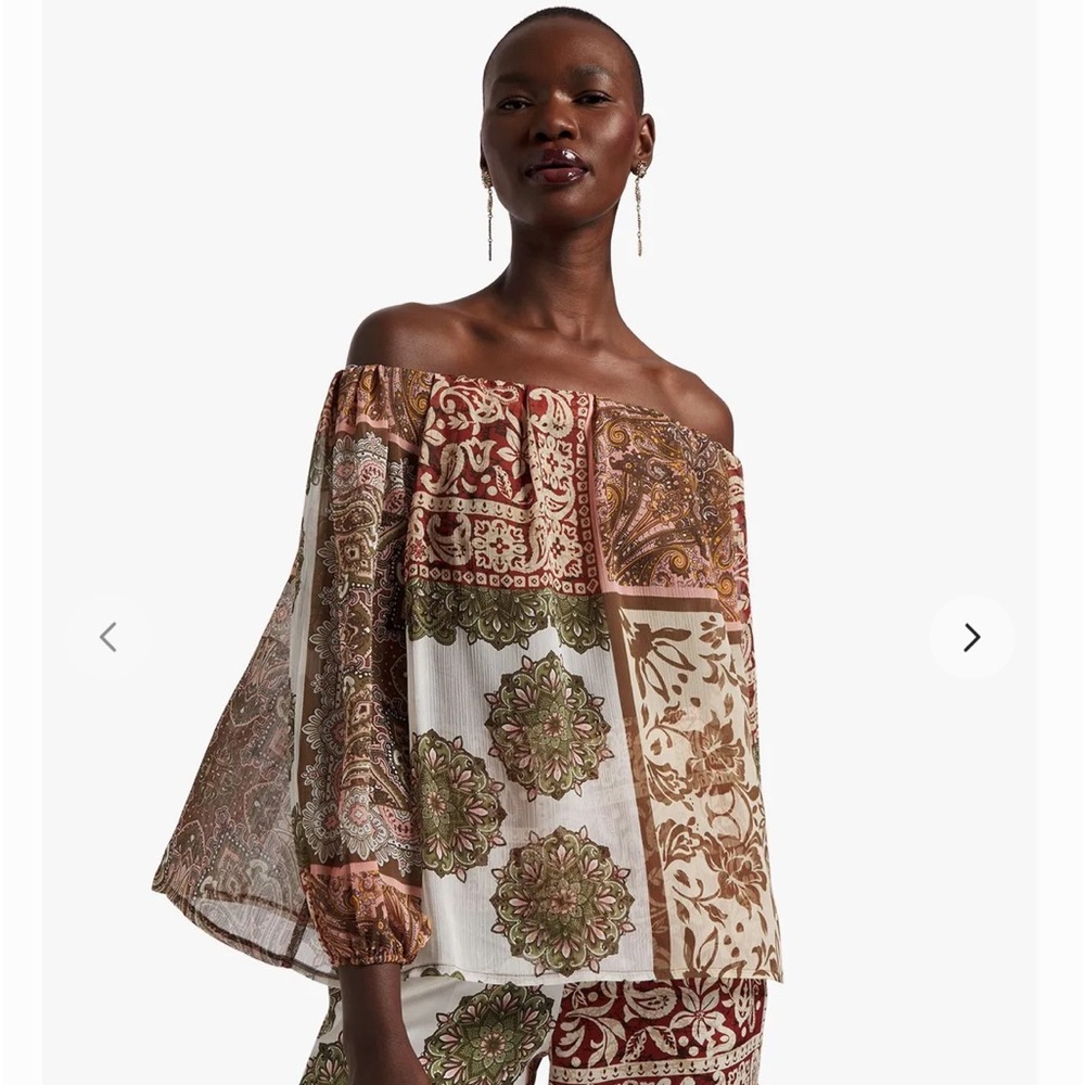 Foschini South African made boho off shoulder top